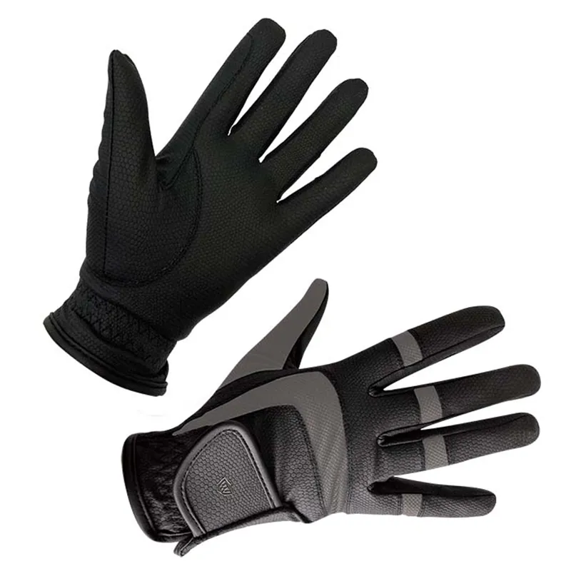 Woof Wear Sport Riding Gloves - Black/Steel